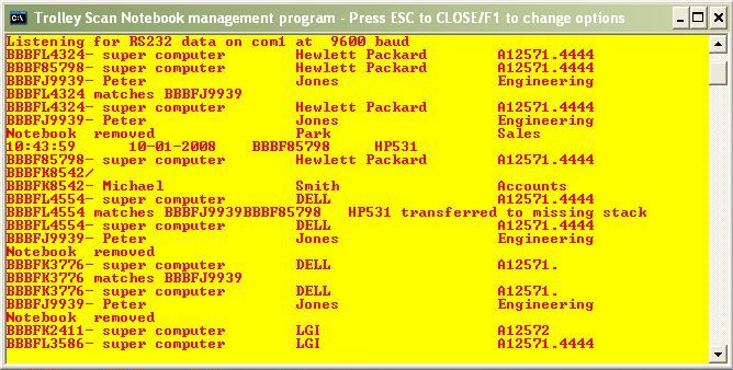Sample screen