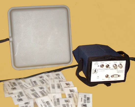 Portable monostatic UHF reader