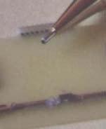 Chip attached to an antenna